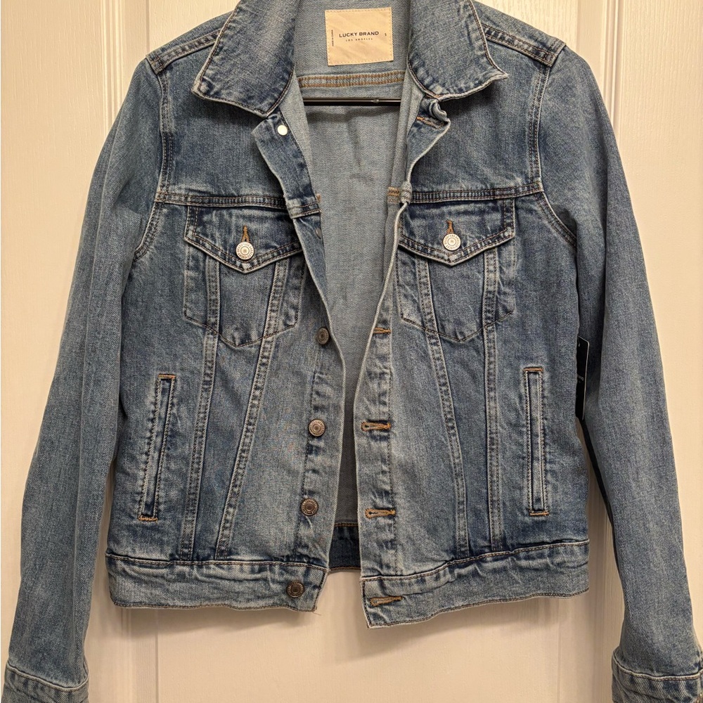 Denim Jacket with Button Front